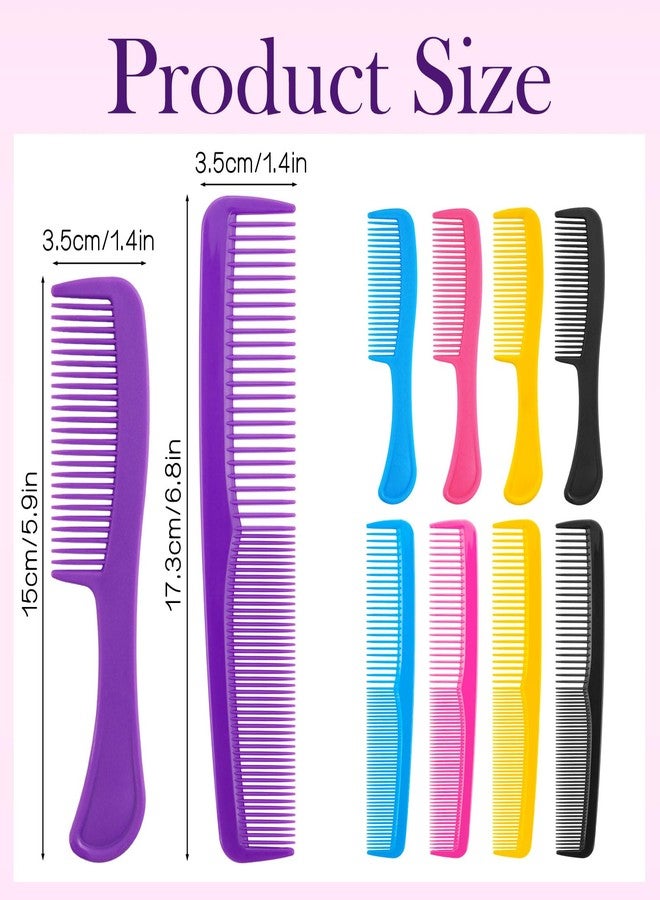 HQSLsund Bulk Hair Brush Set, Individually Wrapped Detangling Brushes for Wet & Dry Hair, Disposable Fine Wide Hair Combs for Women Men Travel Hotel Shelter Charity Supplies 5 Colors (6.8 inch, Count, 30) - Image 2
