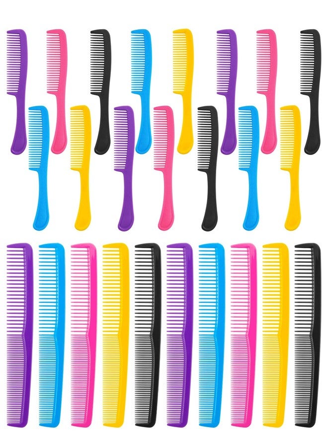 HQSLsund Bulk Hair Brush Set, Individually Wrapped Detangling Brushes for Wet & Dry Hair, Disposable Fine Wide Hair Combs for Women Men Travel Hotel Shelter Charity Supplies 5 Colors (6.8 inch, Count, 30) - Image 1