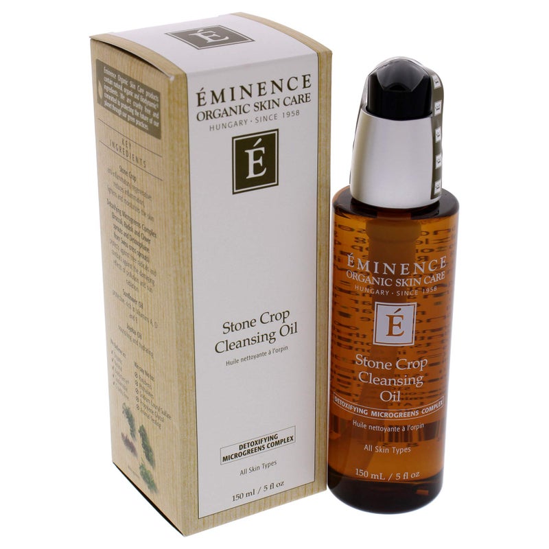 Eminence Organic Skincare Stone Crop Cleansing Oil, Multi, Unscented, 5 Fl Oz - Image 4