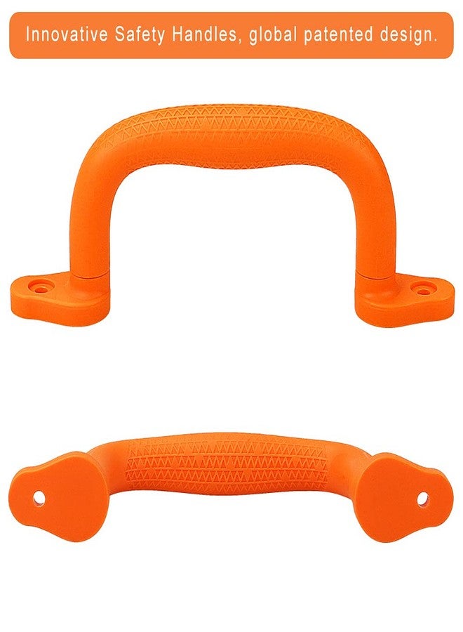 Dolibest Set of 4 Safety Playground Handles,Swing Set Kids Safety Hand Grips for Playset, Climbing Frame, Play House,Climbing Frame, Play House Handles(Red) - Image 5