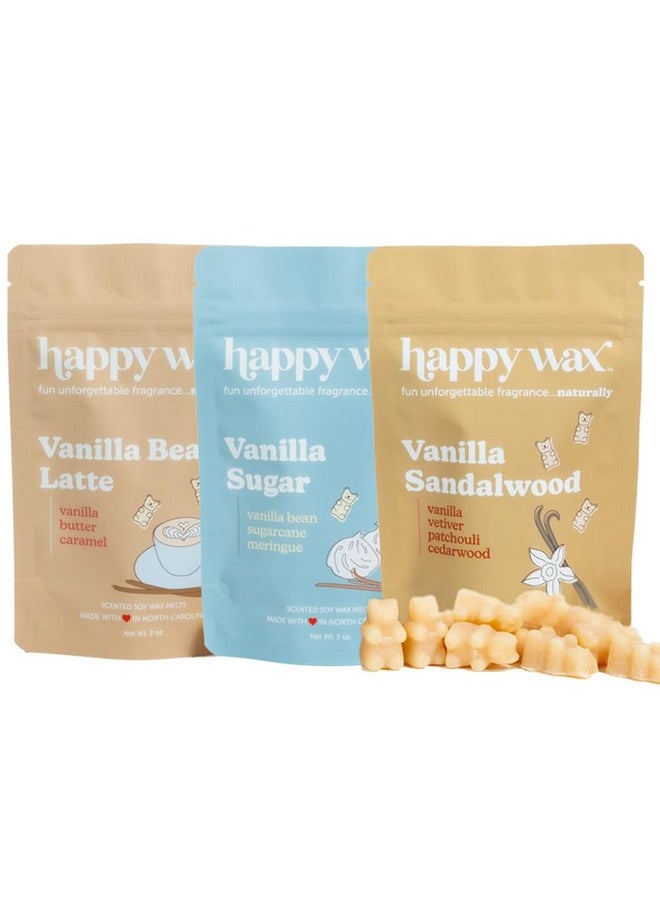 Happy Wax Vanilla Lovers Scented Natural Soy Wax Melts - 6 Ounces of Flame Free Wax Perfect for Mixing Melts in Your Scented Wax Warmer, Cute Bear Shapes with Over 150 Hours of Burn Time, Made in USA - pzsku/Z047707D1B0CEC0E19B4EZ/45/_/1740982403/64ef1704-5856-4ab6-bceb-7780a47279d9