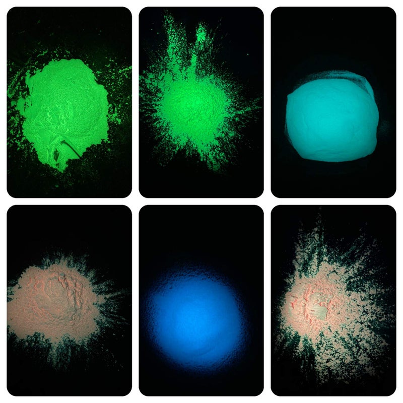 JASH Glow in the dark paint powder 6 colors(Total 150gm) - Image 3
