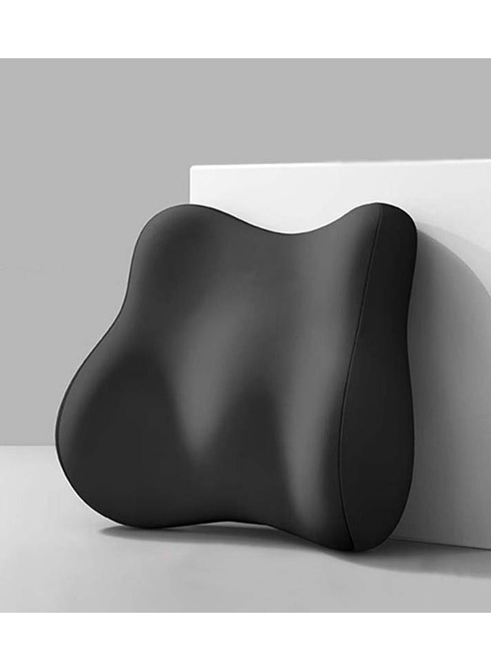 Lumbar Support Pillow for Office Chair，Memory Foam Back Support Cushion for Back Pain Relief，Back Support Pillow for Home, Office, Car Seat - Image 1