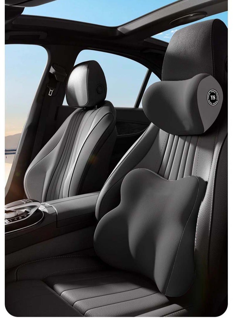 Lumbar Support Pillow for Office Chair，Memory Foam Back Support Cushion for Back Pain Relief，Back Support Pillow for Home, Office, Car Seat - Image 2