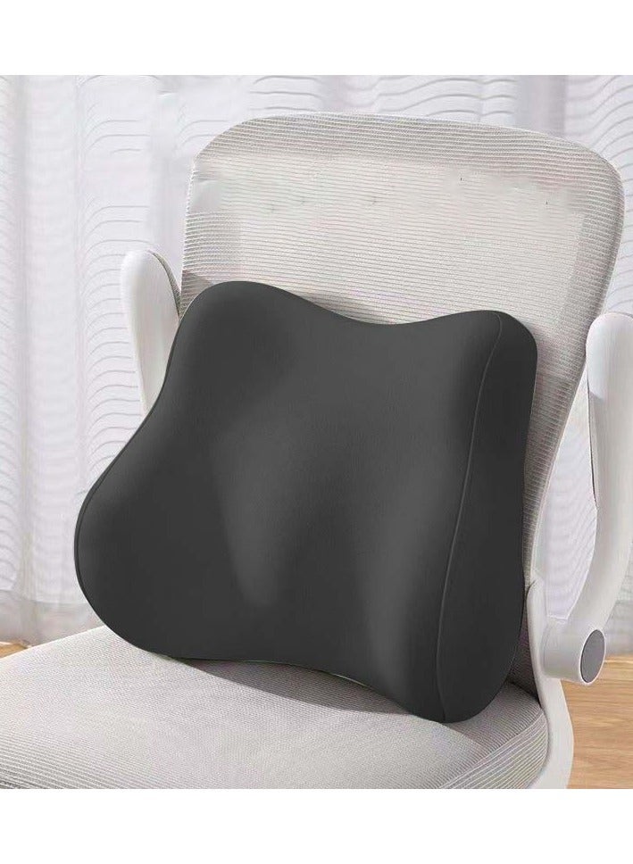 Lumbar Support Pillow for Office Chair，Memory Foam Back Support Cushion for Back Pain Relief，Back Support Pillow for Home, Office, Car Seat - Image 4