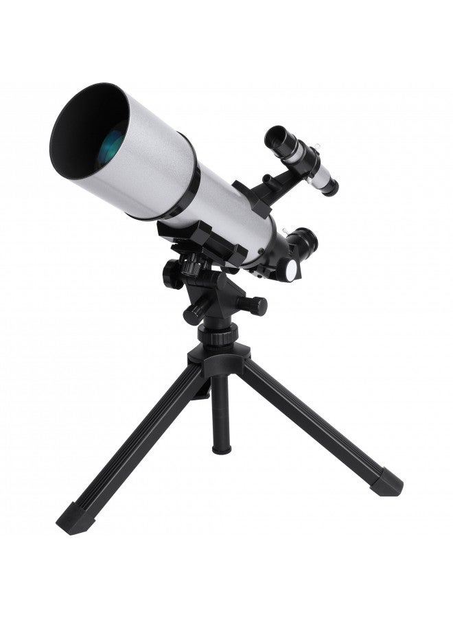 BARSKA BARSKA Starwatcher 400x70mm Refractor Telescope w/ Tabletop Tripod & Carry Case - Image 5
