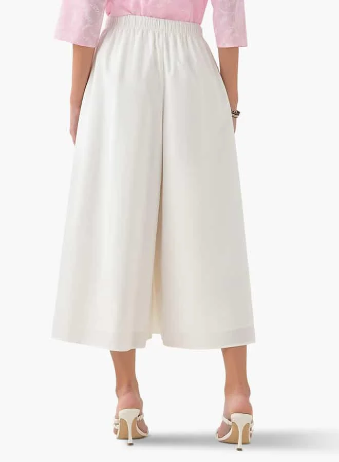 Iconic Flexi Waist Wide Leg Palazzo Pants