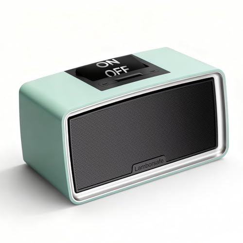 Lamborsafe One-Button Music Player for Seniors, Simple Music Player for Elderly & Dementia Patients, MP3 Player Device with 32GB TF Card, Gift for Alzheimer’s, Visually & Mobility-Impaired (Cyan) - Image 1