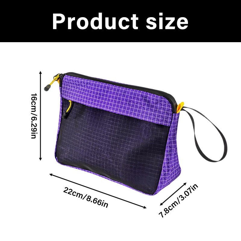 Large Capacity Green Travel Toiletry Bag With Shoulder Straps For Men And Women - Image 4