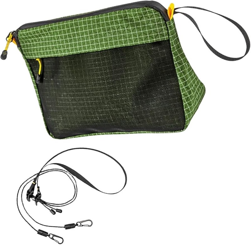 Large Capacity Green Travel Toiletry Bag With Shoulder Straps For Men And Women - Image 1