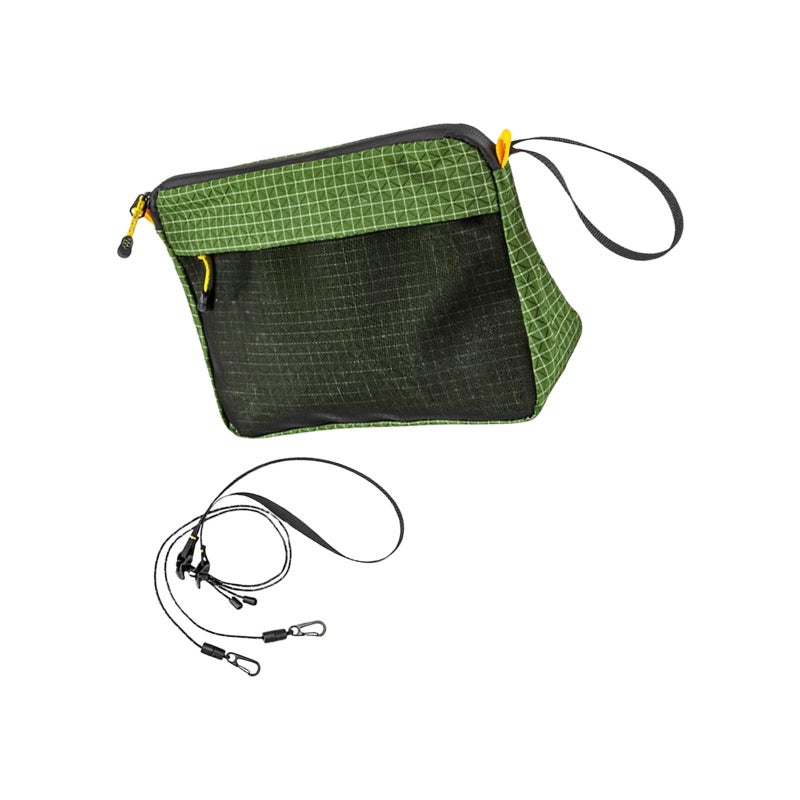 Large Capacity Green Travel Toiletry Bag With Shoulder Straps For Men And Women - Image 2