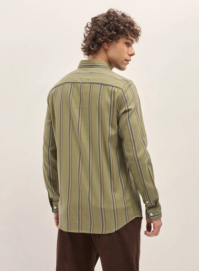 THE BEAR HOUSE Men's Shirt for Casual and Formal Wear | Classic Button-Down Style for Office, Daily Use, Travel, Events & All-Season Outfits | Versatile & Stylish Wardrobe Essential for Every Occasion