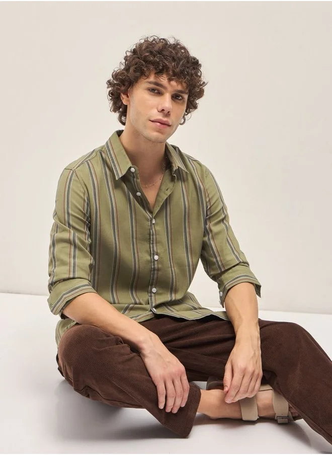 THE BEAR HOUSE Men's Shirt for Casual and Formal Wear | Classic Button-Down Style for Office, Daily Use, Travel, Events & All-Season Outfits | Versatile & Stylish Wardrobe Essential for Every Occasion