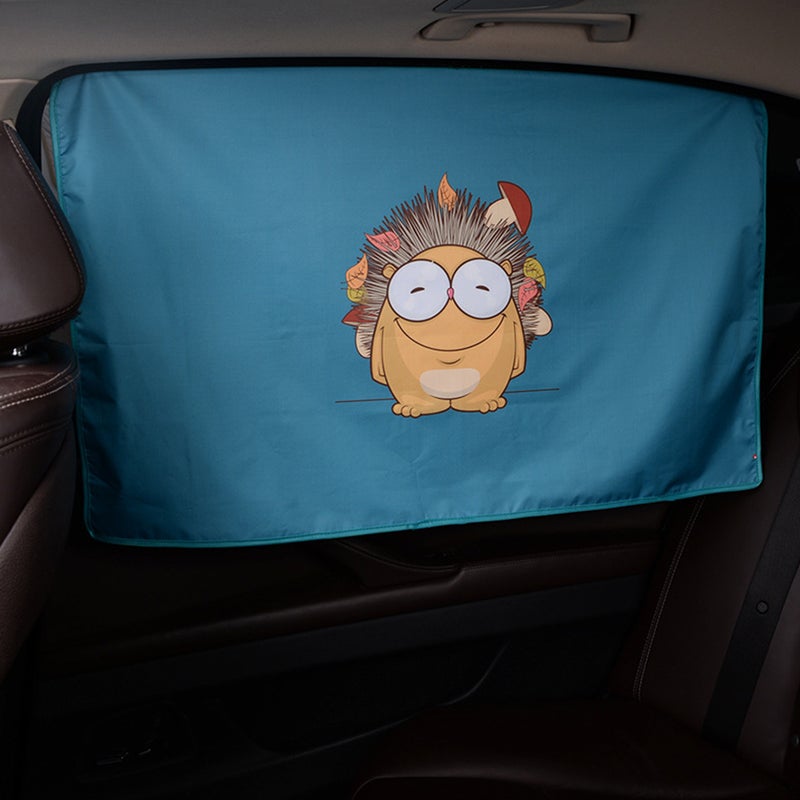 2pcs Magnetic Car Sun Shade Practical Car Rear Side Window Sunshade Car Supply - Image 2