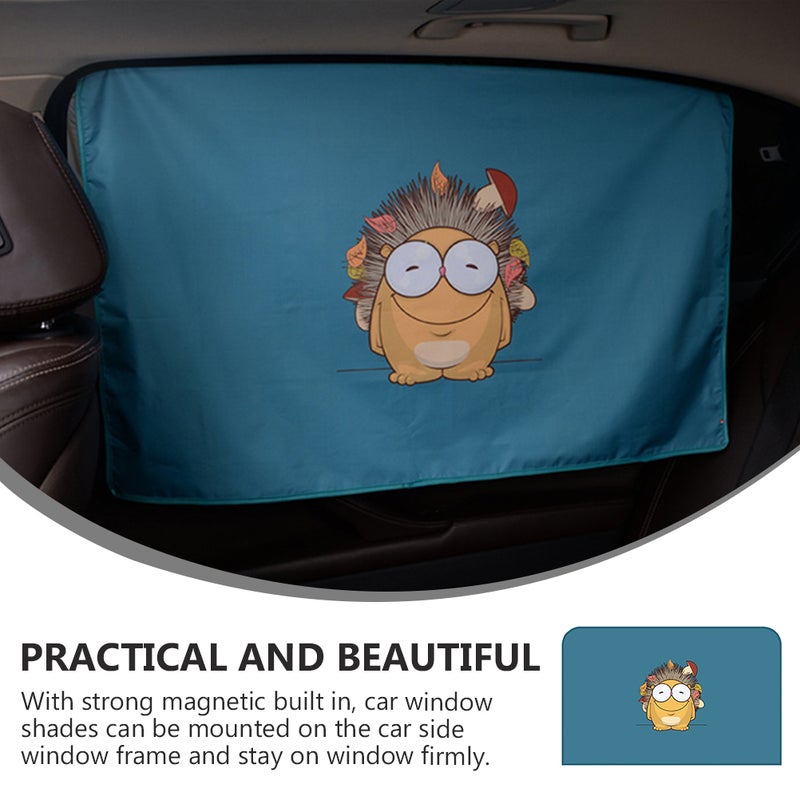2pcs Magnetic Car Sun Shade Practical Car Rear Side Window Sunshade Car Supply - Image 5