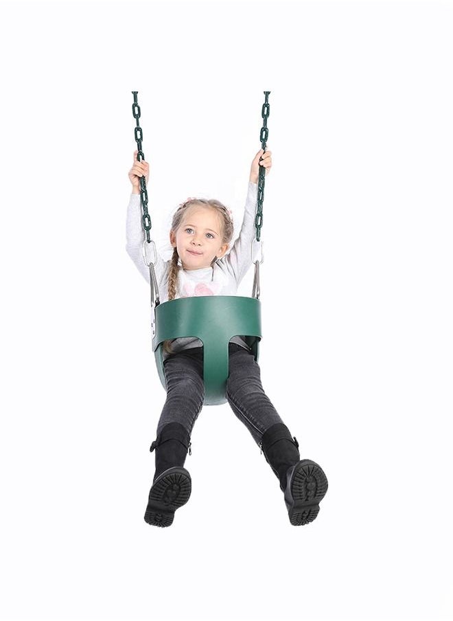 JSAITOYS High Back Full Bucket Swing With Chain And Quick Link Hook  - Image 2