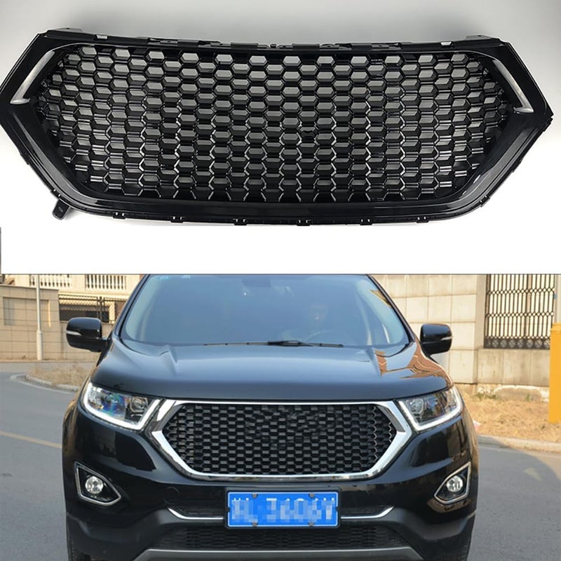 Generic THetie Car Front Grill,Compatible with Ford Edge 2015 2016 2017 2018,Auto Body Styling Accessories  - Image 1
