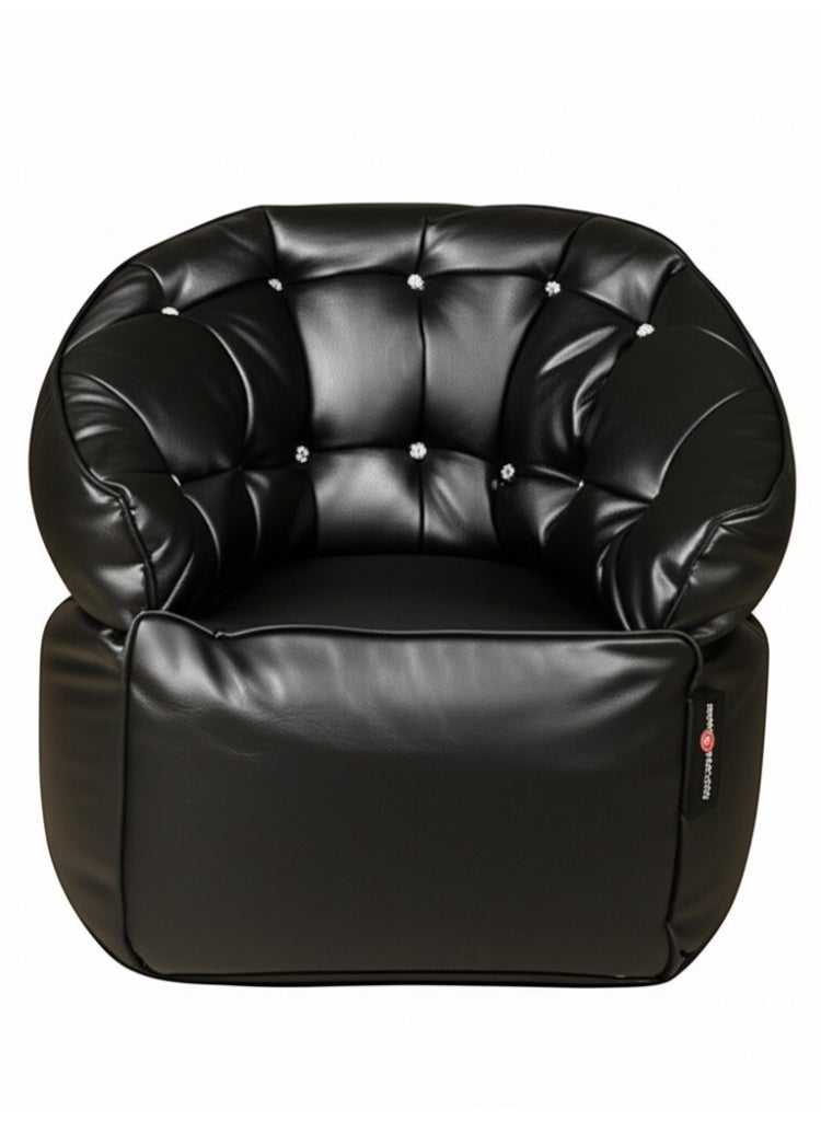 بين تو جو كرسي بين باج جلد - اسود - Image 2