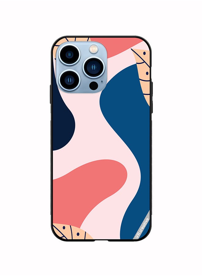 VR CREATIVE Protective Case Cover For Apple iPhone 14 Pro Abstract Modern Digital Painting Fashion Design Multicolour  - Image 1