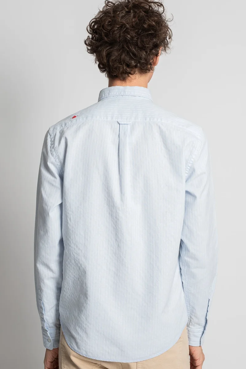 Jaqk La Tropezienne (The Tropezian) - Light Blue Linen Shirt