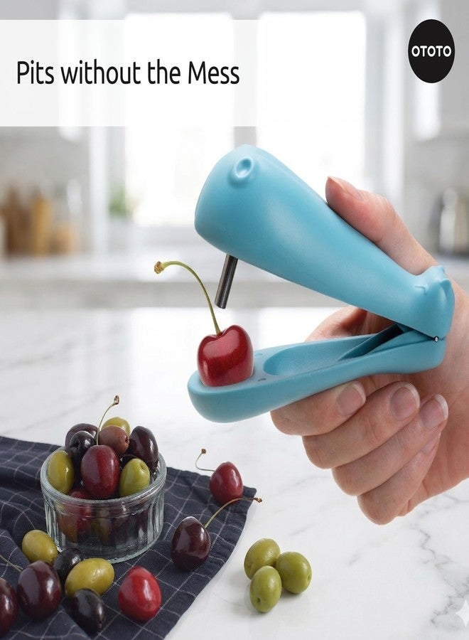 OTOTO Hippo Pitter – Cherry Pitter Tool Shaped Like a Hippo, Fun Olive Pitter for Easy Pitting, Quirky Kitchen Gadget, Perfect for Gifting - Image 3