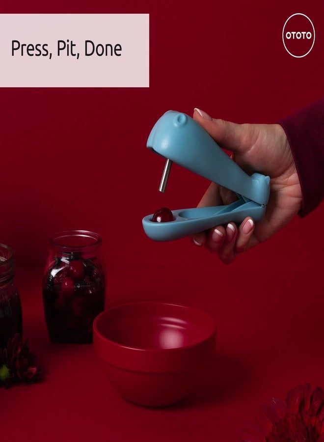 OTOTO Hippo Pitter – Cherry Pitter Tool Shaped Like a Hippo, Fun Olive Pitter for Easy Pitting, Quirky Kitchen Gadget, Perfect for Gifting - Image 4