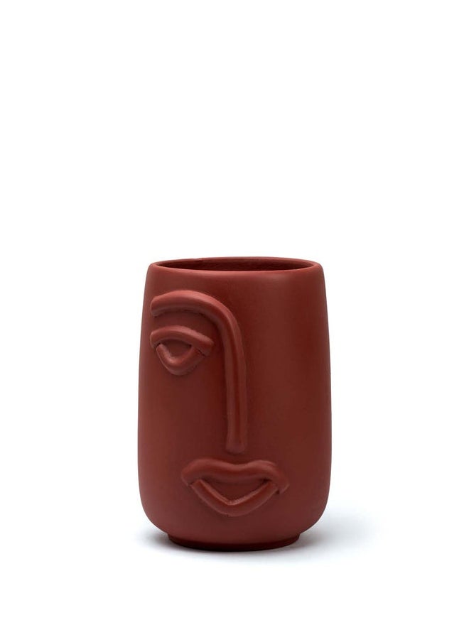 Balkans Handmade Pottery Vase Indoor, H 20 cm D 12 cm 