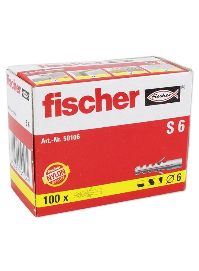 FISCHER NYLON PLUG S6 (50106) - Image 1