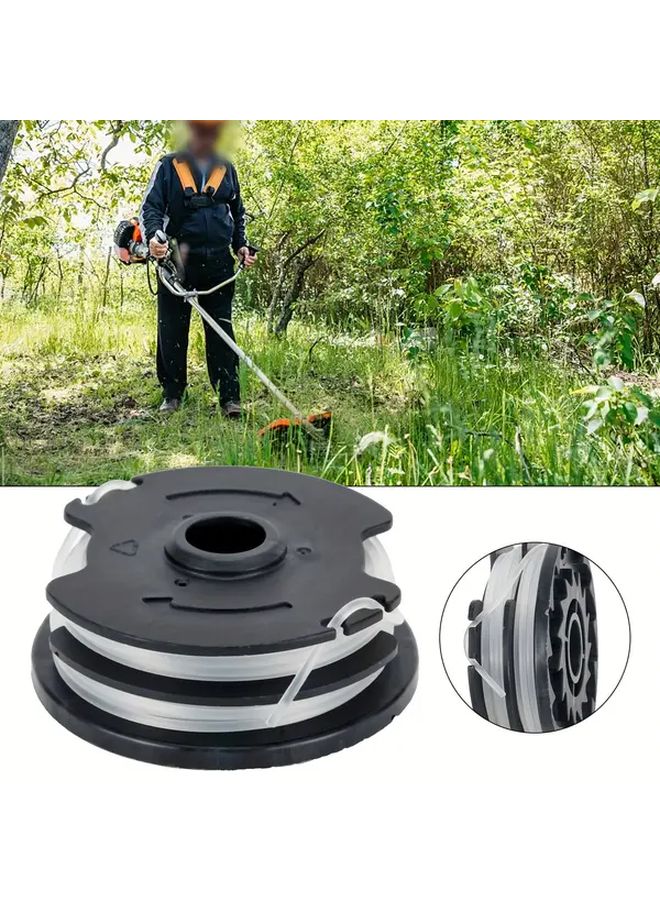Six Replacement Grass Trimmer Spools With Adjustable Tension Knobs - Image 1