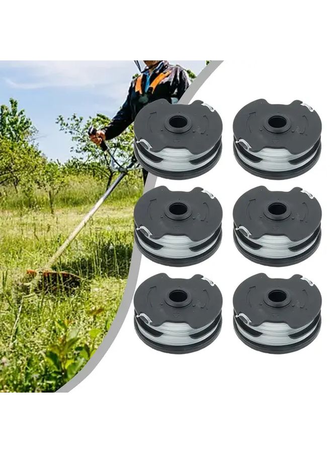 Six Replacement Grass Trimmer Spools With Adjustable Tension Knobs - Image 5