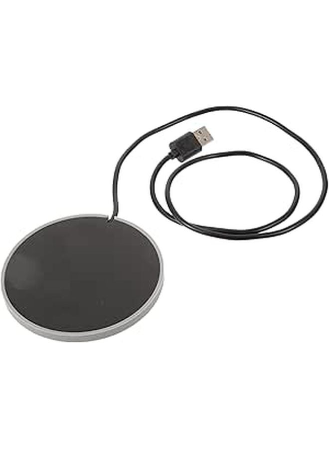 لوحة تدفئة كوب القهوة USB مع التحكم التلقائي في درجة الحرارة، مدفأة الأكواب باللون الرمادي - Image 1