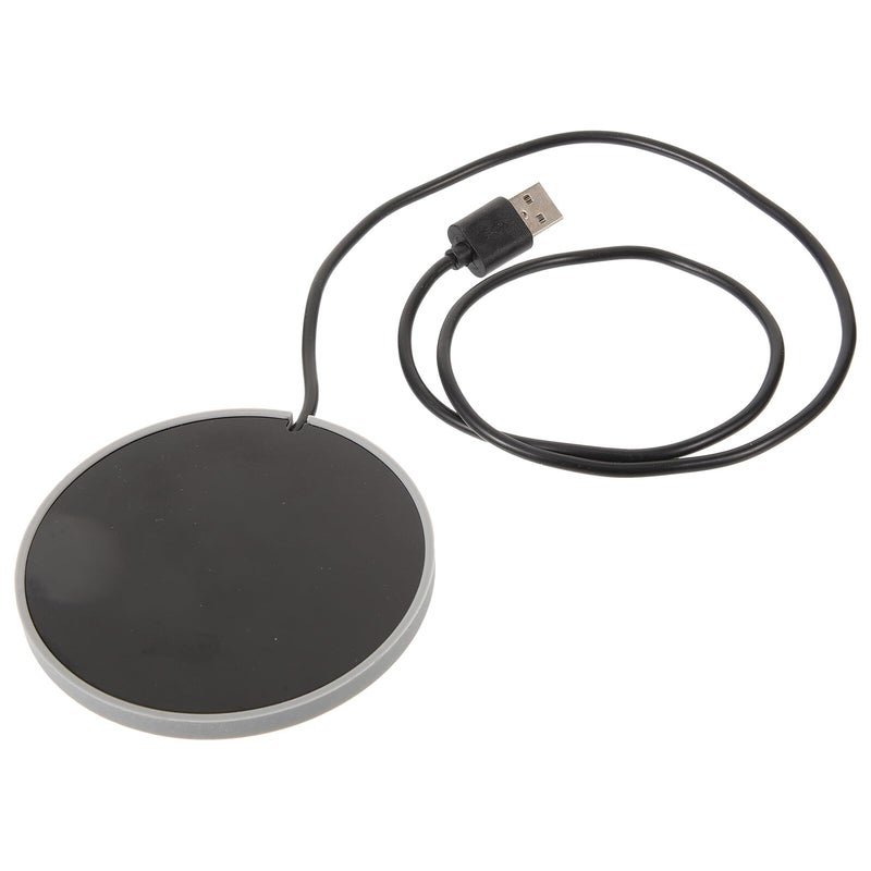 لوحة تدفئة كوب القهوة USB مع التحكم التلقائي في درجة الحرارة، مدفأة الأكواب باللون الرمادي - Image 2