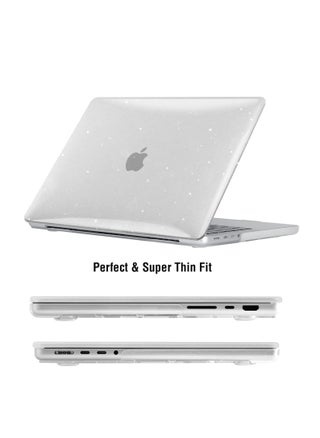 Ultra-thin Plastic Hard Shell Protective Case for MacBook Pro 14 Inch 2024 2023 2021, Case for Mac Pro 14 M4 M3 M2 M1 Pro/Max A3112/A3185/A3401/A2442/A2779/A2918/A2992, Crystal Glitter - pzsku/Z0478BFE07A7559167FE8Z/45/_/1706691019/c48dac31-22d2-4d44-afa1-8c627cd1fe71