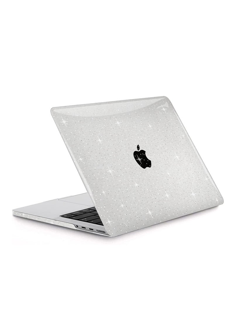 Generic - Ultra-thin Plastic Hard Shell Protective Case for MacBook Pro 14 Inch 2024 2023 2021, Case for Mac Pro 14 M4 M3 M2 M1 Pro/Max A3112/A3185/A3401/A2442/A2779/A2918/A2992, Crystal Glitter - Image 1