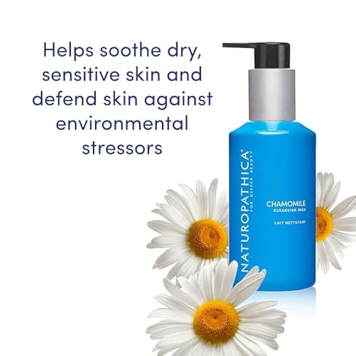 Naturopathica Chamomile Cleansing Milk, Gentle Facial Cleanser for Dry and Sensitive Skin, Antioxidant Rich Face Wash for Men & Women, 5 fl oz - Image 4