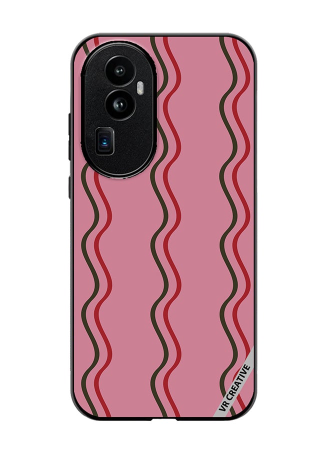 VR CREATIVE Protective Case Cover For Oppo Reno 10 Pro Plus Strips Design Multicolour - Image 1