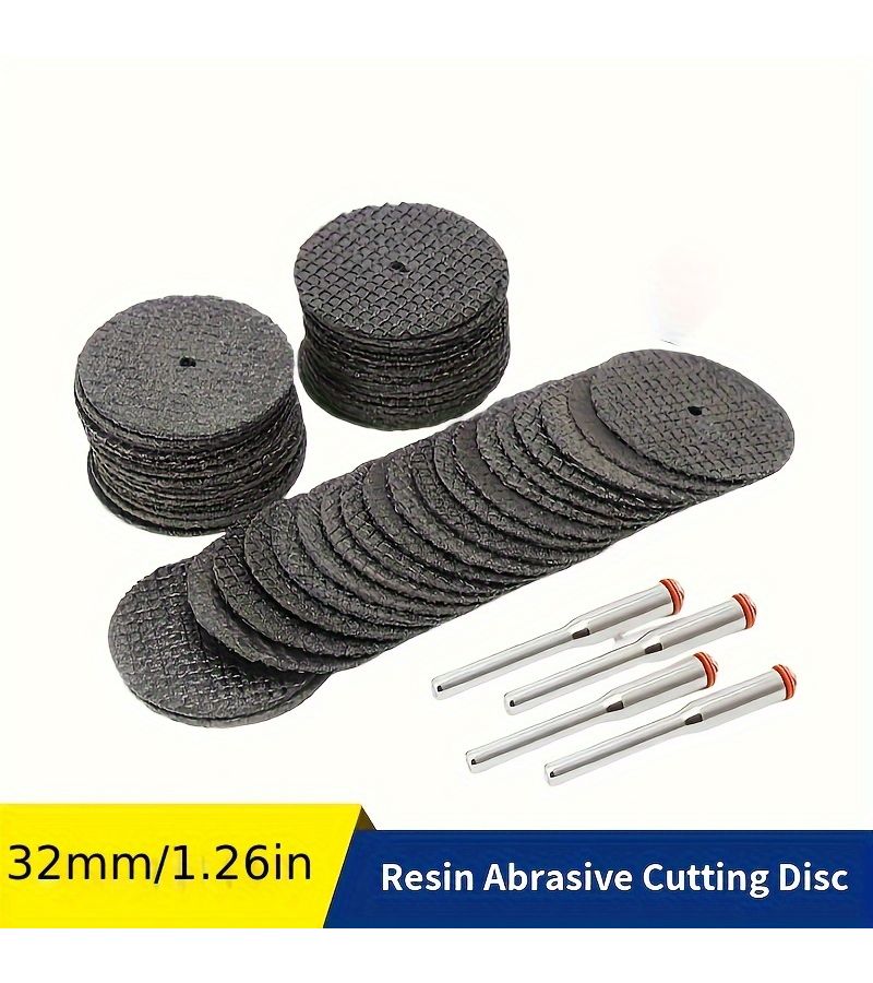 32Mm Resin Absorbent Cutting Disc 104 Piece Set With 3.0 Handle For Metal - Image 1