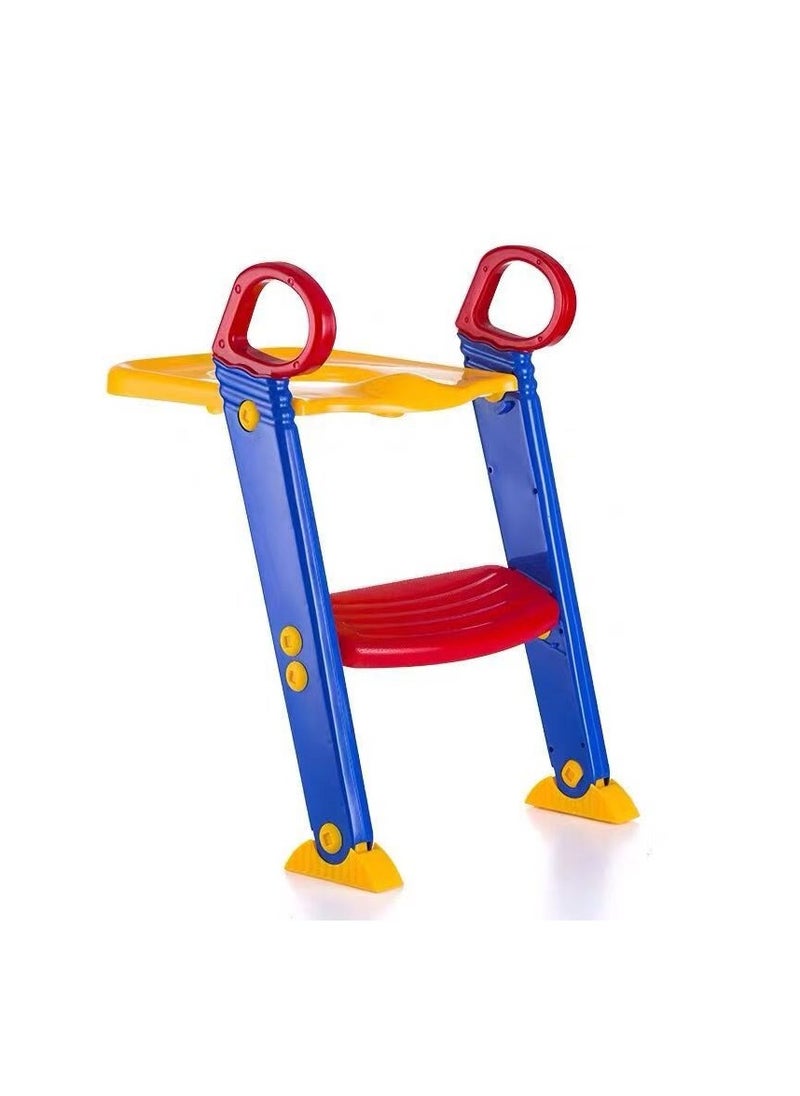 Fred Portable Folding Trainer Toilet Potty Training Ladder Chair For Children  - Image 2