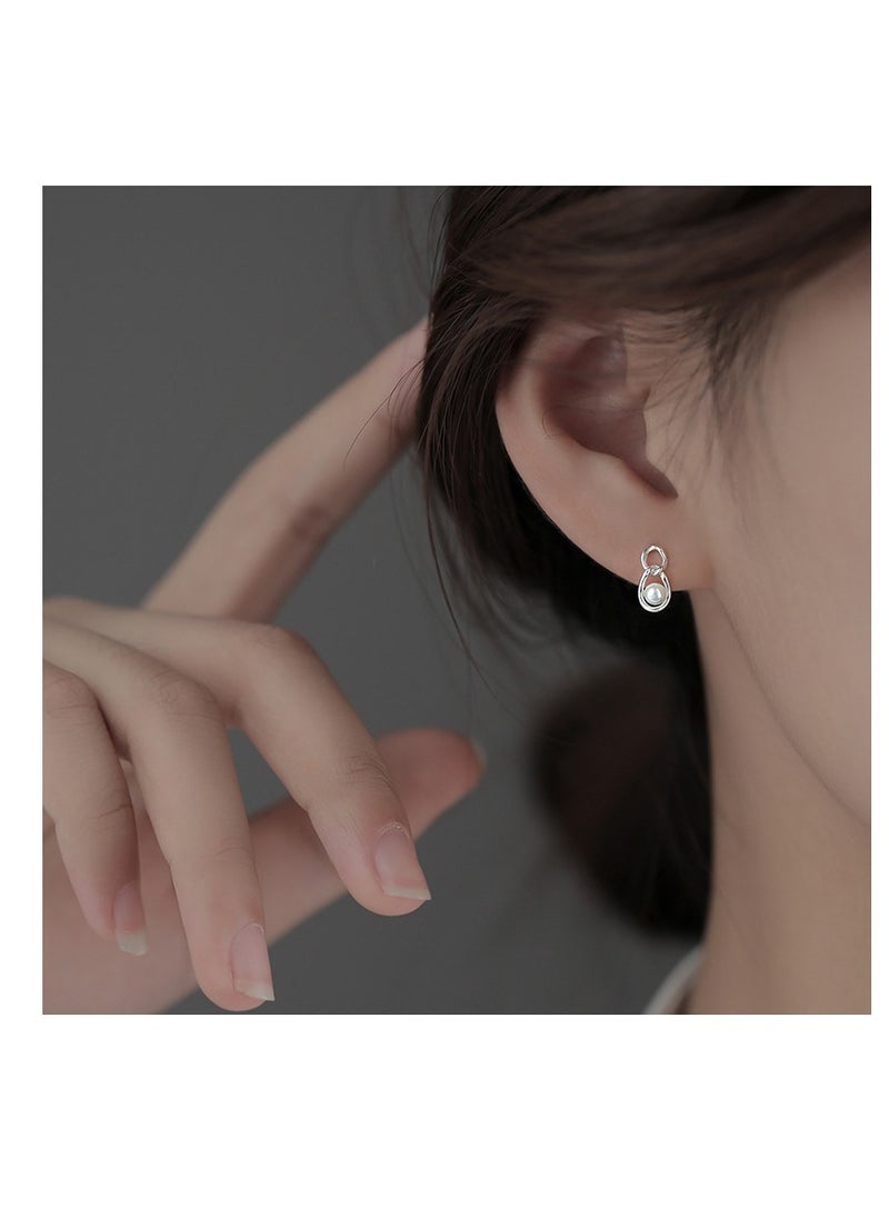xozgdovg Spiral earrings Wavy earrings for women  - Image 3