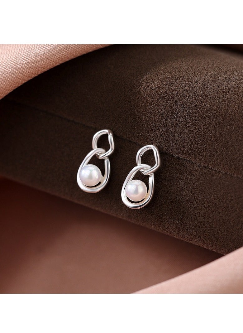 xozgdovg Spiral earrings Wavy earrings for women  - Image 2