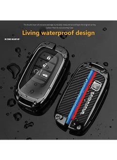 OIMG Key Box Key Fob Metal Shell Cover Compatible With Honda 2022 2021 New 11 And 10th Generation Civic Metal Car Full Shell Buckle【Hand Cord Clasp】  - Image 3