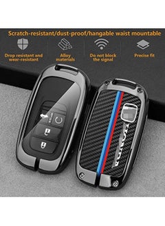 OIMG Key Box Key Fob Metal Shell Cover Compatible With Honda 2022 2021 New 11 And 10th Generation Civic Metal Car Full Shell Buckle【Hand Cord Clasp】  - Image 2