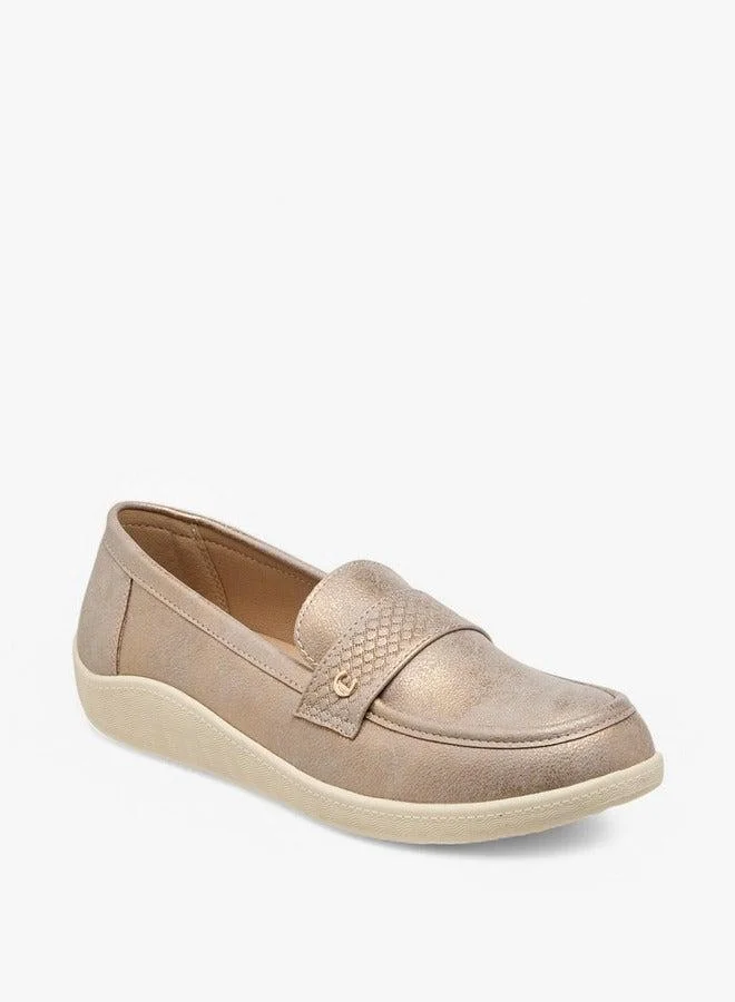 لو كونفورت لوفرز سادة بلمسة معدنية