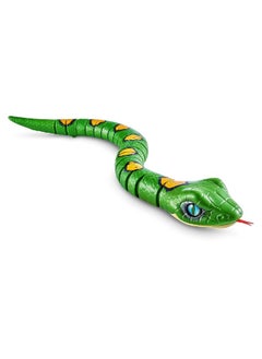 ROBO ALIVE Robo Alive Slithering Snake Series 3 Green by ZURU Battery-Powered Robotic Light Up Reptile Toy That Moves (Green),7150B  - Image 3