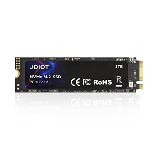 JOIOT 1TB SSD PCle 3.0x4, NVMe M.2 2280, Internal Solid State Drive, Up to 3500MB/s,Storage for PC, Laptops, Gaming and More, V-NAND Technology, Max Speed,Black - Image 1