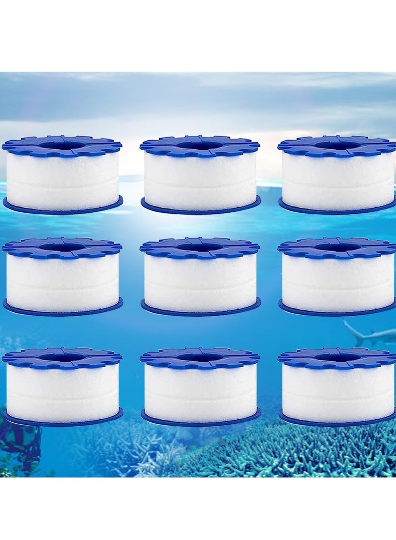Bukela Water Faucet Filter Cartridge Replacements, 10Pcs Sink Water Filter for Faucet Kitchen Bathroom Sink Filter Removes Chlorine Fluoride Heavy Metals, Kitchen Bathroom Faucets PP Cotton Filter  - Image 1