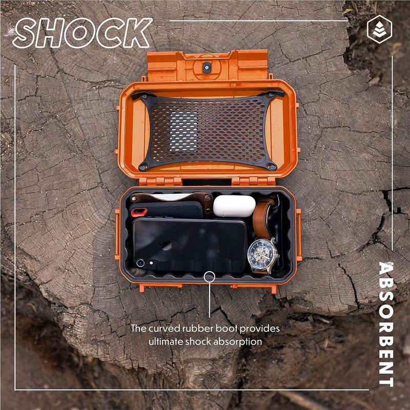 Evergreen 56 Waterproof Dry Box Protective Case - Travel Safe/Mil Spec/USA Made - for Tackle Organization of Cameras, Phones, Camping, Fishing, Hiking, EDC, Water Sports, Knives (TOPO) - Image 5