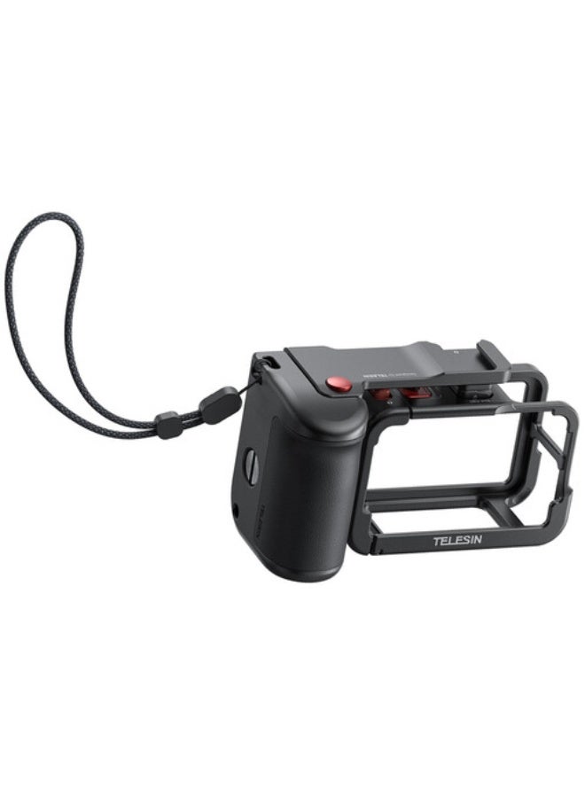 تيليسن TELESIN S6-FMS-22-TDJ Aluminum Street Photography Grip & Cage Kit for DJI Action 3/4/5 Pro - Image 3