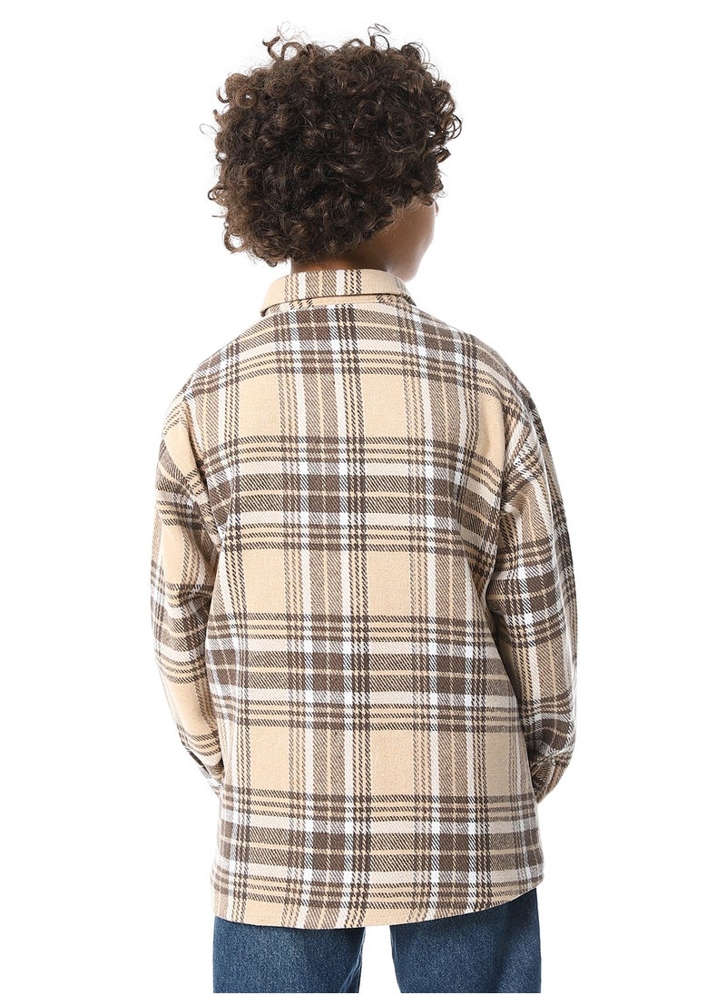 Master Jeans - Boys Casual Long Sleeves Shirt - Image 1