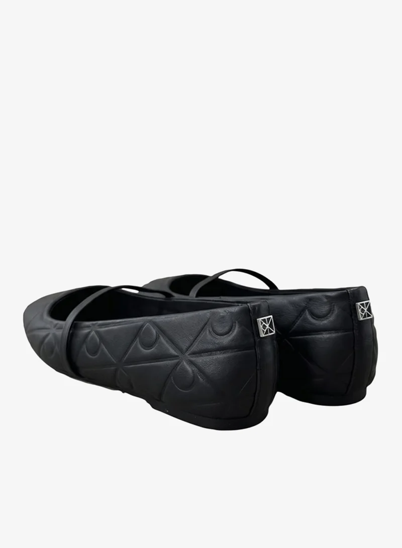 Calvin Klein  Leather Mary Jane Ballerinas for Women | Best Price UAE